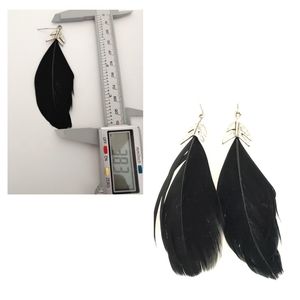 Black Feather Earrings